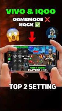 iQOO GAME MODE Explained 🤯🔥 | For FREE FIRE & BGMI 👍 Fix Lag, Boost FPS & Touch Response