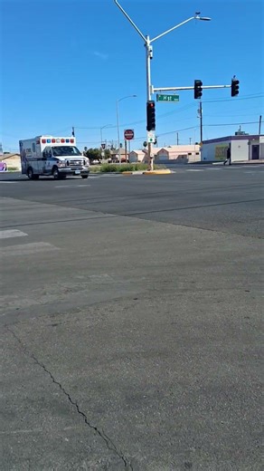 las vegas AMR ambulance responding code 3