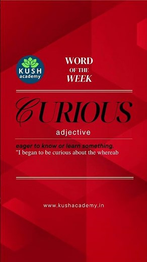 English Vocabulary | Word of the Week - Curious #english #englishlearning #learnenglish