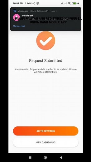 PAANO PALITAN ANG REGISTERED MOBILE NUMBER SA UNION BANK APP| HOW TO CHANGE UNION BANK MOBILE NUMBER