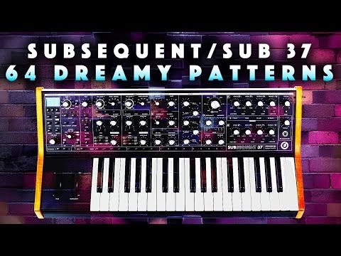 Moog Sub37/Subsequent 37: Melodic Patches & Patterns Demo