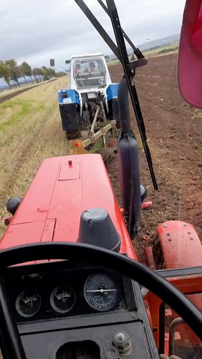 Inside a Tractor: Dashboard and Agricultural Machinery