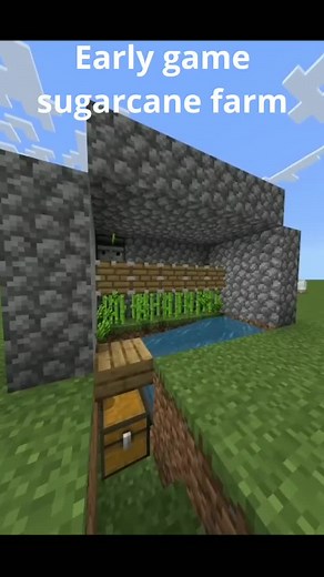 Early Game Sugarcane Farm Tutorial – Minecraft Gaming Guide