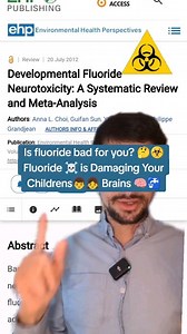 4.7K views · 21 reactions | Is fluoride bad for you? Yes it is and...