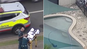 Backyard pool accident