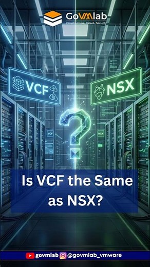 99% of Engineers Think VCF = NSX | VCF vs NSX Explained in 40 Seconds | VCF 9.x | GoVMlab