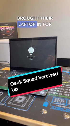 Geek Squad Locked This Laptop! #tech #techtok #pc #pcrepair #computerrepair #laptoprepair