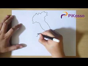 How to Draw Italy Easy