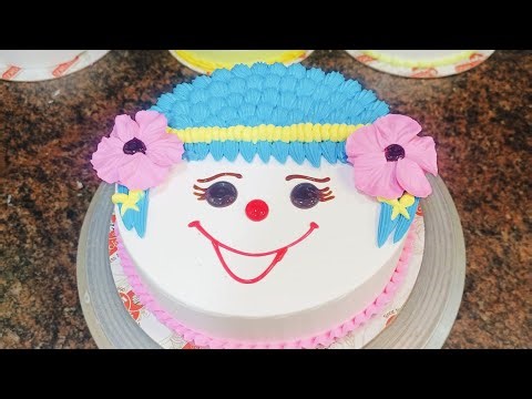 Parfect Cute Girl Face Cake Design | DollFace Cake Decoration 1 kg Face Cake