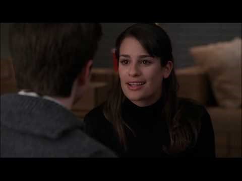 Glee - Rachel and Kurt Clean Up After Her Party And Talk About Kissing Blaine 2x14