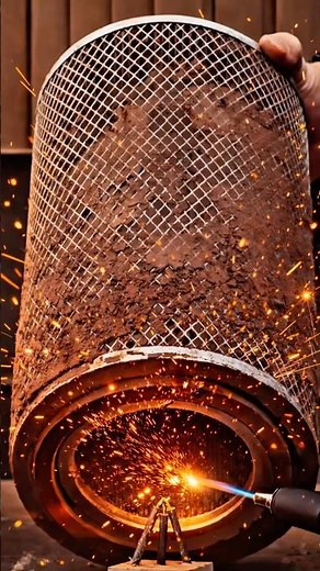 How to Clean a Filter Using Air Pressure #tricks #shorts