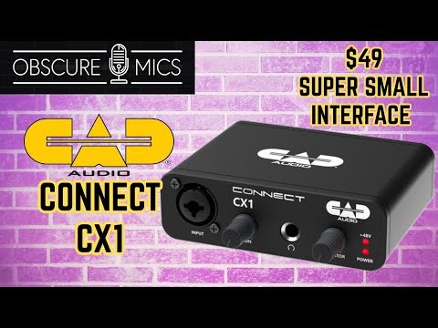 The Smallest Audio Interface With Physical Controls? The CAD Connect CX1