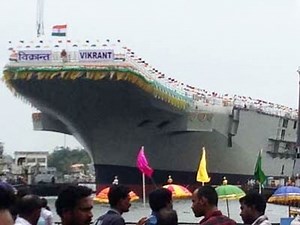 India milestone as it launches own aircraft carrier Vikrant