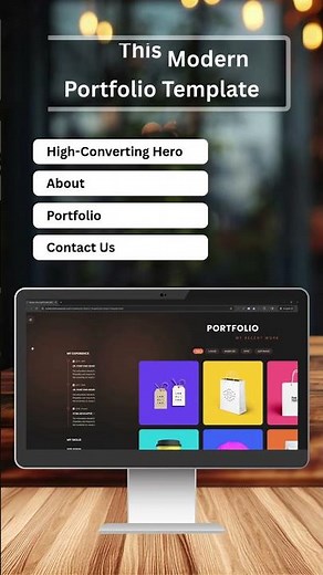 Free Modern Portfolio Template using HTML & CSS 🔥