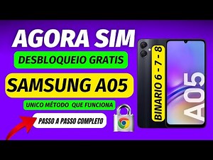 FINALMENTE - DESBLOQUEIO A05 SAMSUNG COMO REMOVER CONTA GOOGLE SAMSUNG SM-A055M