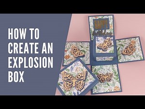 How to create a Butterfly Explosion Box