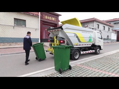 BY-4500 Electric Dump Garbage Truck | Efficient & Quiet Community Waste Collection 🚛⚡