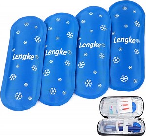 SUNMON Diabetes Ice packs for Insulin Cooler Travel Case - Mini Ice packs Suitable for Most Insulated Medication Travel Bag, TSA Approved(4 Pcs)