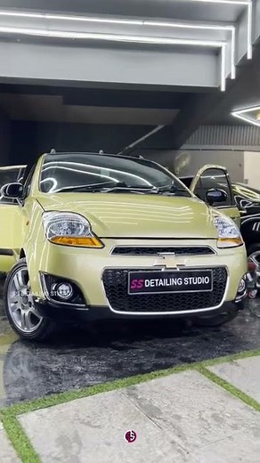 Chevrolet spark modified. detailing. ceramic. interior custom. alloys custom