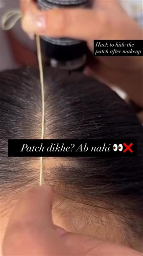 Ruchi Mehta✨✨MUA on Instagram: "🔹 Patch dikhe? Ab nahi 👀❌ Temporary & Quick Fix (Daily use ke liye) 1️⃣ Hair Mascara / Root Touch-Up Stick • Black ya brown shade mein aata hai • Direct safed patch par lagta hai • Wash karne par nikal jaata hai ✔️ Party, event, daily outing ke liye best 2️⃣ Hair Color Spray • Instant coverage deta hai • 1 din ke liye ⚠️ Zyada spray na karein, stiff lag sakta hai 3️⃣ Kajal / Eyeliner Trick • Emergency hack 😄 • Soft kajal ko halka sa roots par lagayein ⚠️ Pasina