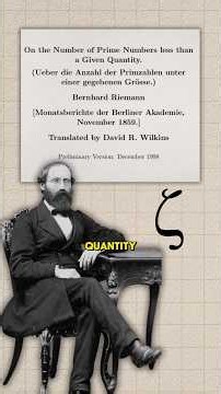 The origin of Riemann Hypothesis #mathematics #maths