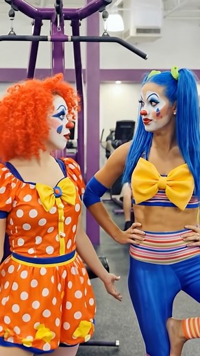 "Yoga Clown Showdown: Can These Wrestlers Find Their Zen?"