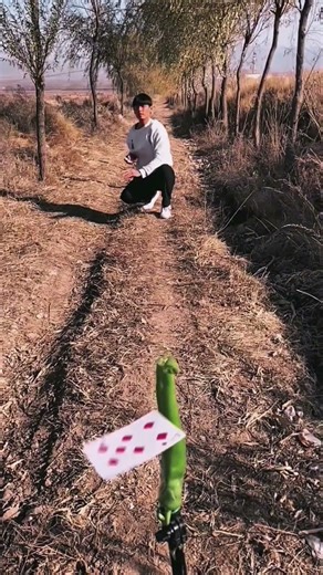 一张扑克牌的威力#户外生活记录