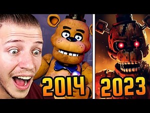 THE EVOLUTION OF FREDDY FAZBEAR ANIMATED