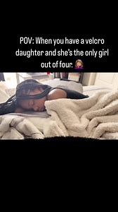 Velcro children are a real thing. Cause chile, my daughter NEVER sleeps in her room. She wears my clothes, my mascara, perfumes and socks. 🤦🏽‍♀️ Today she helped herself to one of my purses before her dad picked her up. 😒 She’s either in my bed or on the couch in my room. Smh Jesus be a fence. #butILoveItHere💛 #sorta #velcrokids #velcrodaughters #vegas #explorepage #druhill #reels #visionworks #dimples #bestfriend #mamasgirl #smile #family | Ashley Watkins