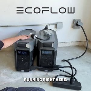 10K views · 104 reactions | I will show you a demonstration of providing backup power (240V) to my home through the use of 2 X Ecoflow Delta Pro and its dual voltage hub. I love the idea of being able to have the backup power inside and with no noise being produced while powering all my critical circuits. | Everyday Home Repairs | Facebook