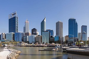 Elizabeth Quay in Perth, Australia