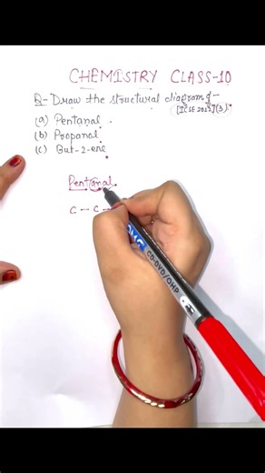 Structural Formula Trick | Class 10 Chemistry ICSE #umrahmam #boardexam2026