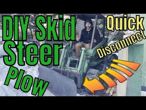 DIY Skid Steer Quick Disconnect For Plow