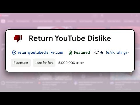 Return YouTube Dislikes Extension Revisited (3 Channels Tested)