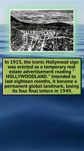 How The Original Hollywoodland Sign Looked In 1923