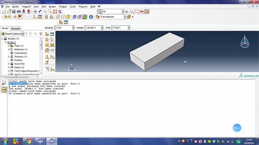 abaqus 运行模型的python脚本