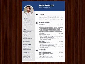 Modern Resume Template With Photo 2025 Professional CV | Mac Pages & Canva | Cover Letter Included | Instant Download PDF | Editable Design - Etsy Australia
