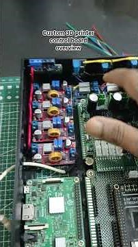 custom 3D printer control board #3dprinter #diy #stm32