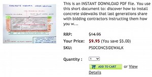 Pouring Concrete Sidewalks