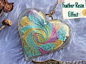 Feather Resin Technique | Quick and Easy