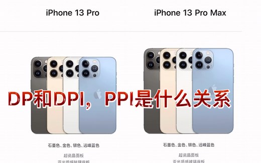 像素px，dp，dpi，ppi是什么关系