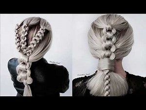 Chain braid! Beautiful and easy way to do chain braids! Chain hairstyles!