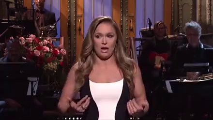 Ronda Rousey congratulates Holly Holm in first appearance since UFC defeat