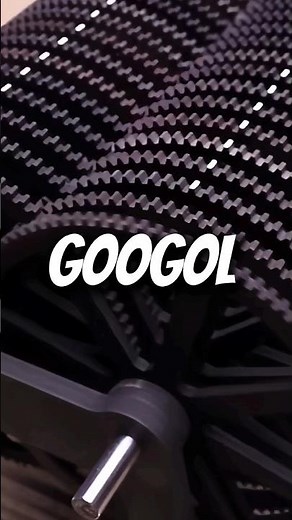 The Universe's biggest gear reduction ! GOOGOL to 1