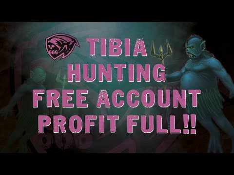 TIBIA l FreeAccount l Deepling Scouts - Kazordoon Sunken Mines LVL 40 +