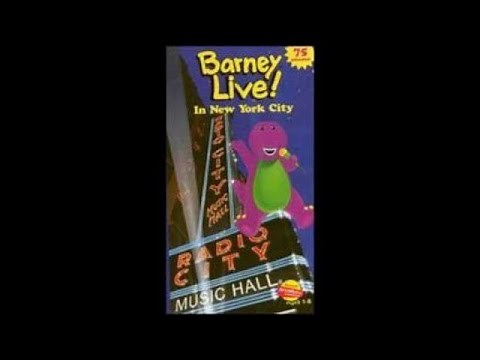 Opening & Closing To Barney Live! In New York City (1994 VHS) (Lyrick Studios 2000 Reprint)