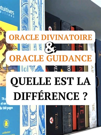 Oracle divinatoire ou oracle de guidance : comment les différencier ? Dans cette vidéo, je t’explique simplement la différence entre un oracle divinatoire et un oracle de guidance, comment les reconnaître et surtout… à quoi ils servent vraiment. Oracle divinatoire : Ce type d’oracle contient généralement des cartes représentant des personnages et des domaines de vie. Il sert principalement à prédire l’avenir, mais aussi à éclairer le passé et le présent. L’objectif : révéler ce qui est caché, ce