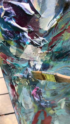 Always a first for everything, pastel on acrylics, overlapping, intertwining and conversing in its own Abstracted dance. The emotions of the man’s desires are exposed on the canvas #art #painter #artist #abstractart #emotional