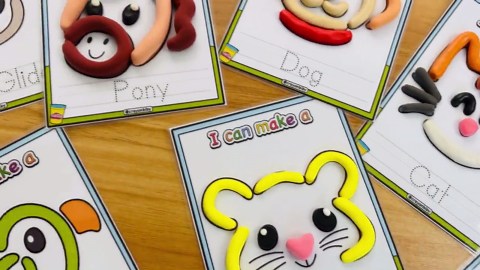 Pets Play Dough Mats Printable, Toddler Animal Activity, Preschool Montessori Worksheets, Kids Fine Motor Skills Pet Theme - Etsy