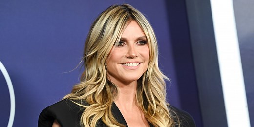 Heidi Klum's Latest Swimsuit is a Barely-There Brown String Bikini